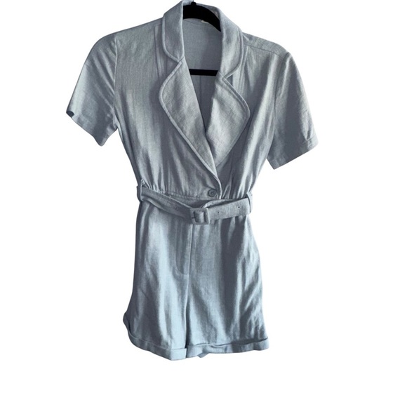 Molly Bracken Pants - Lili Sidonio Molly Bracken Light Blue Romper